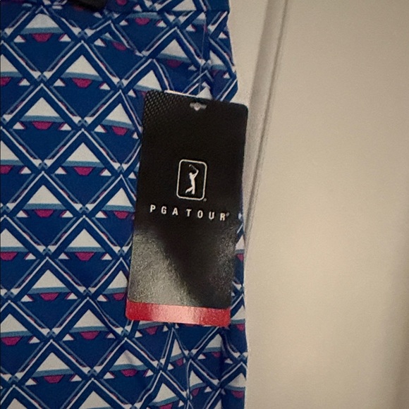 PGA Tour Princess Blue Patterned Women's Athletic Shorts • NWT • Performance Fit - Picture 3 of 6